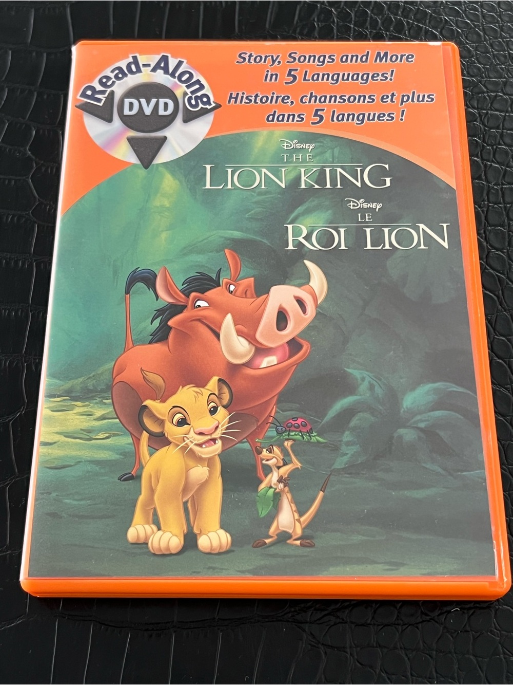 Disney The Lion King Read-Along in 5 Languages DVD